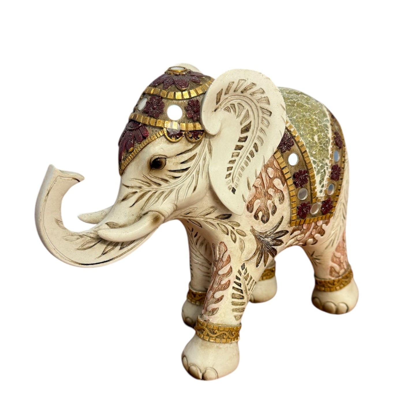 Mosaic Elephant Statues