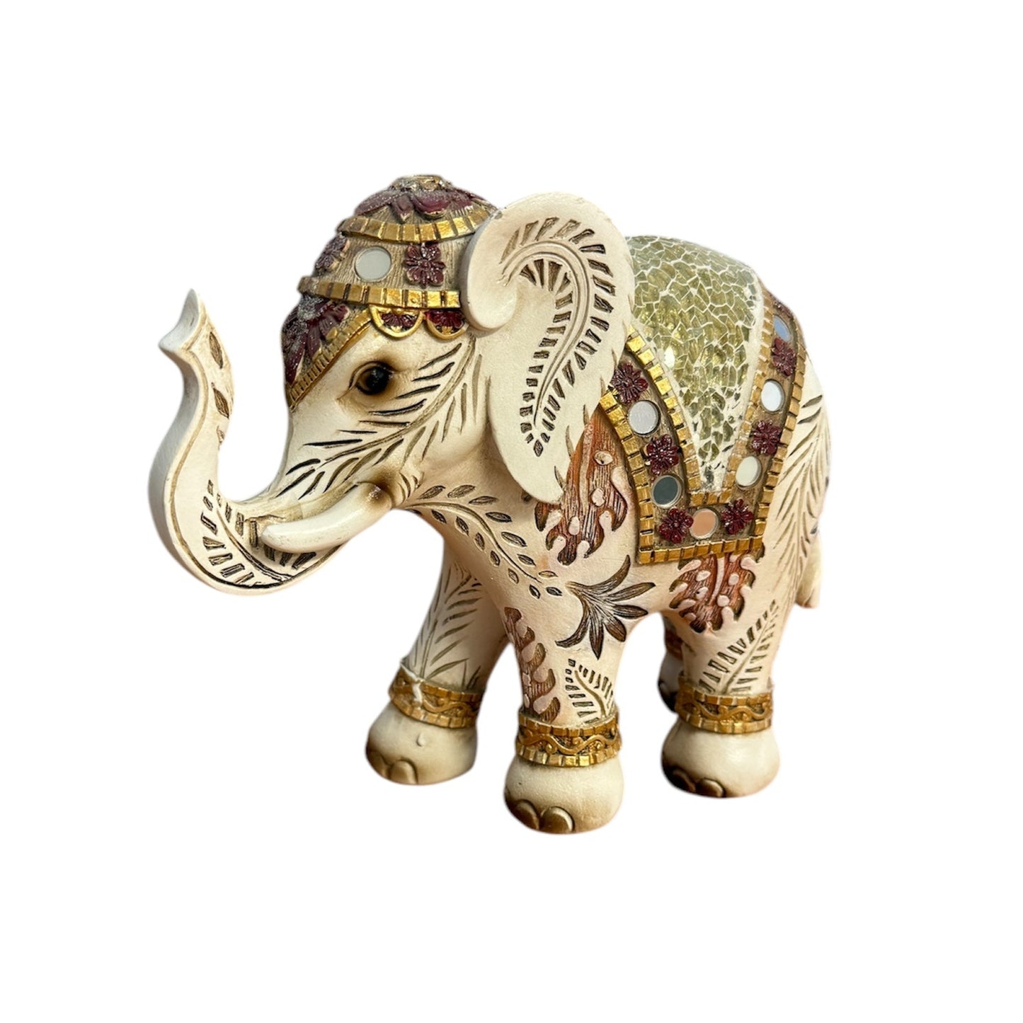 Mosaic Elephant Statues