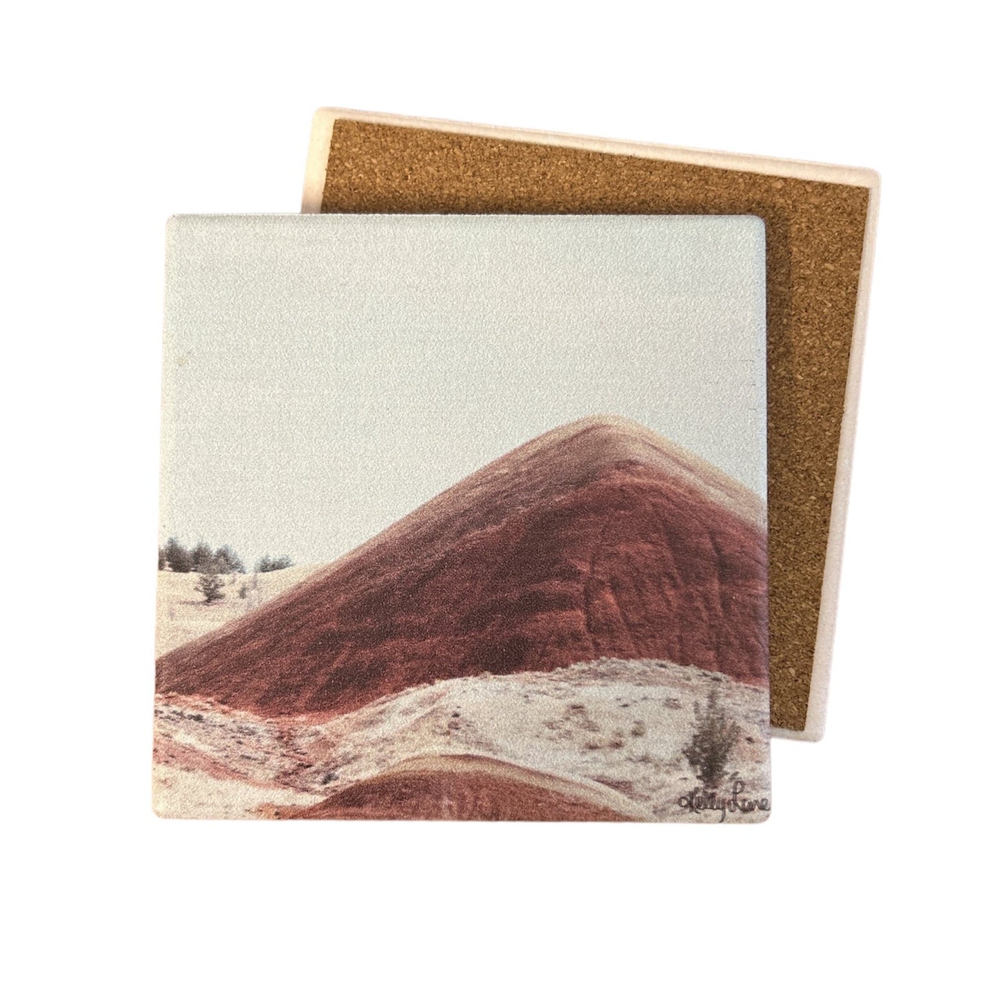 Espresso Palms Ceramic Coaster