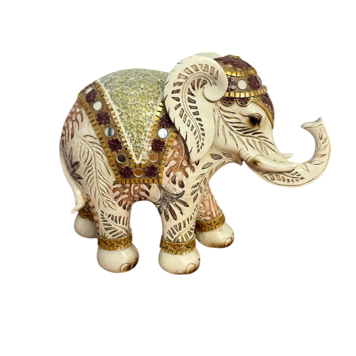 Mosaic Elephant Statues
