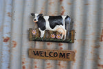 Cow Welcome Wall Art