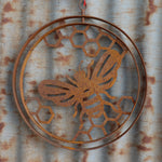 Silhouette Double Rings Rust