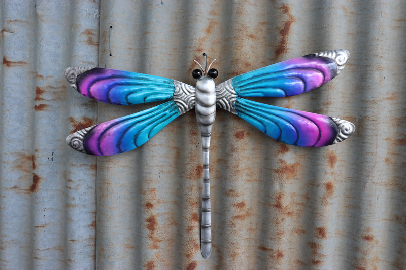 Purple Dragonfly Wall Art