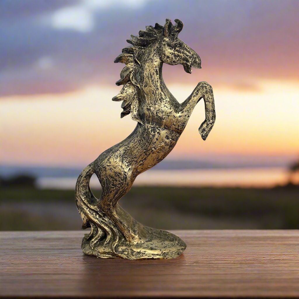 Horse Rearing Statue