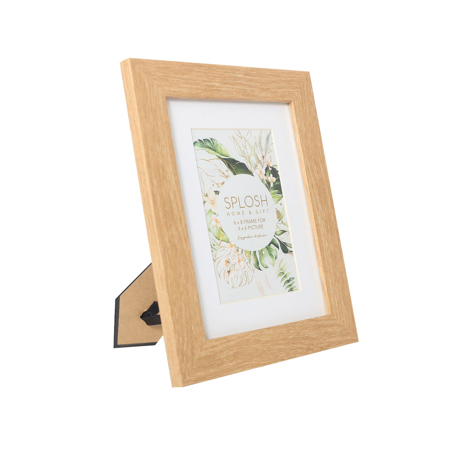 Elegant Greenery Wooden Style Frame