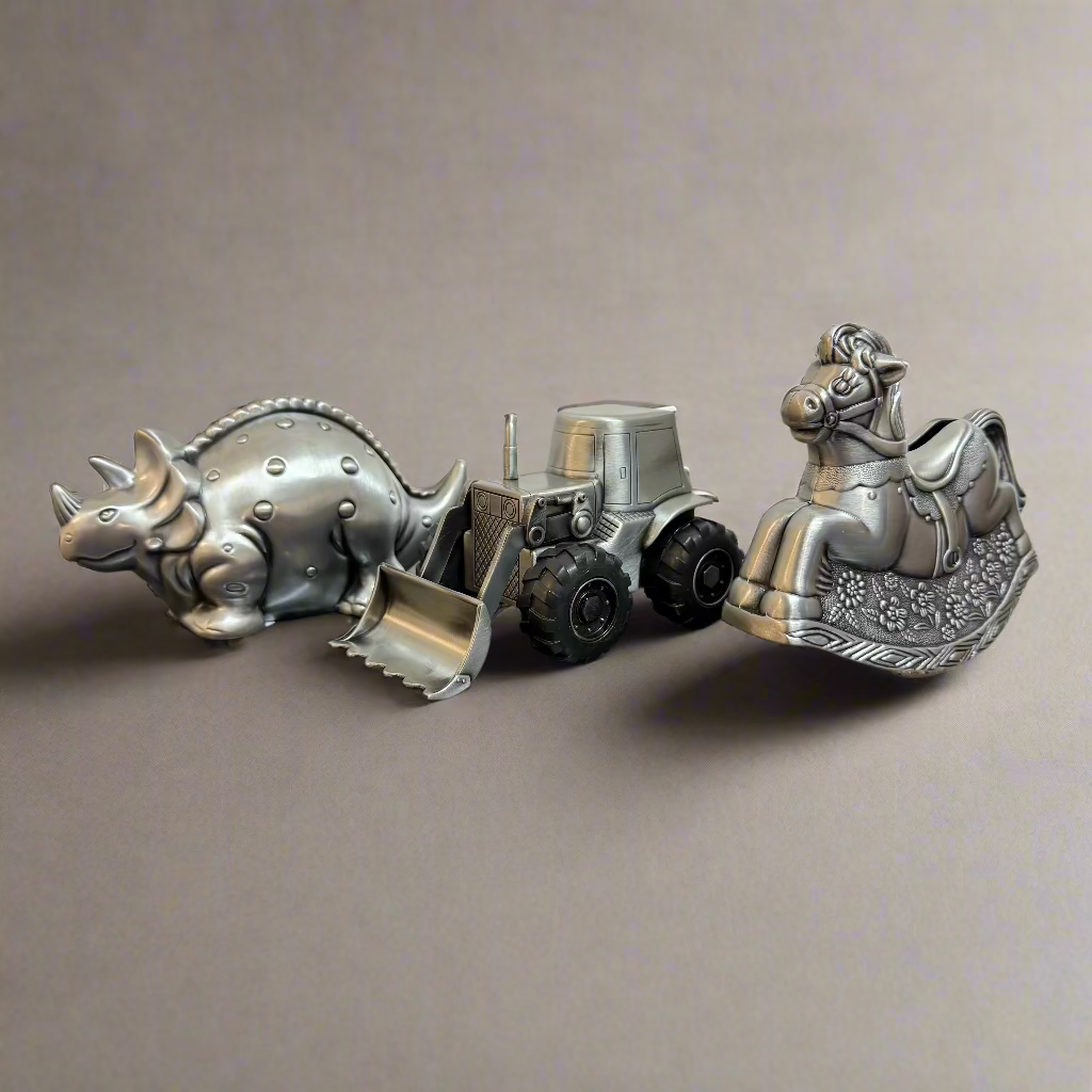 Pewter Money Bank