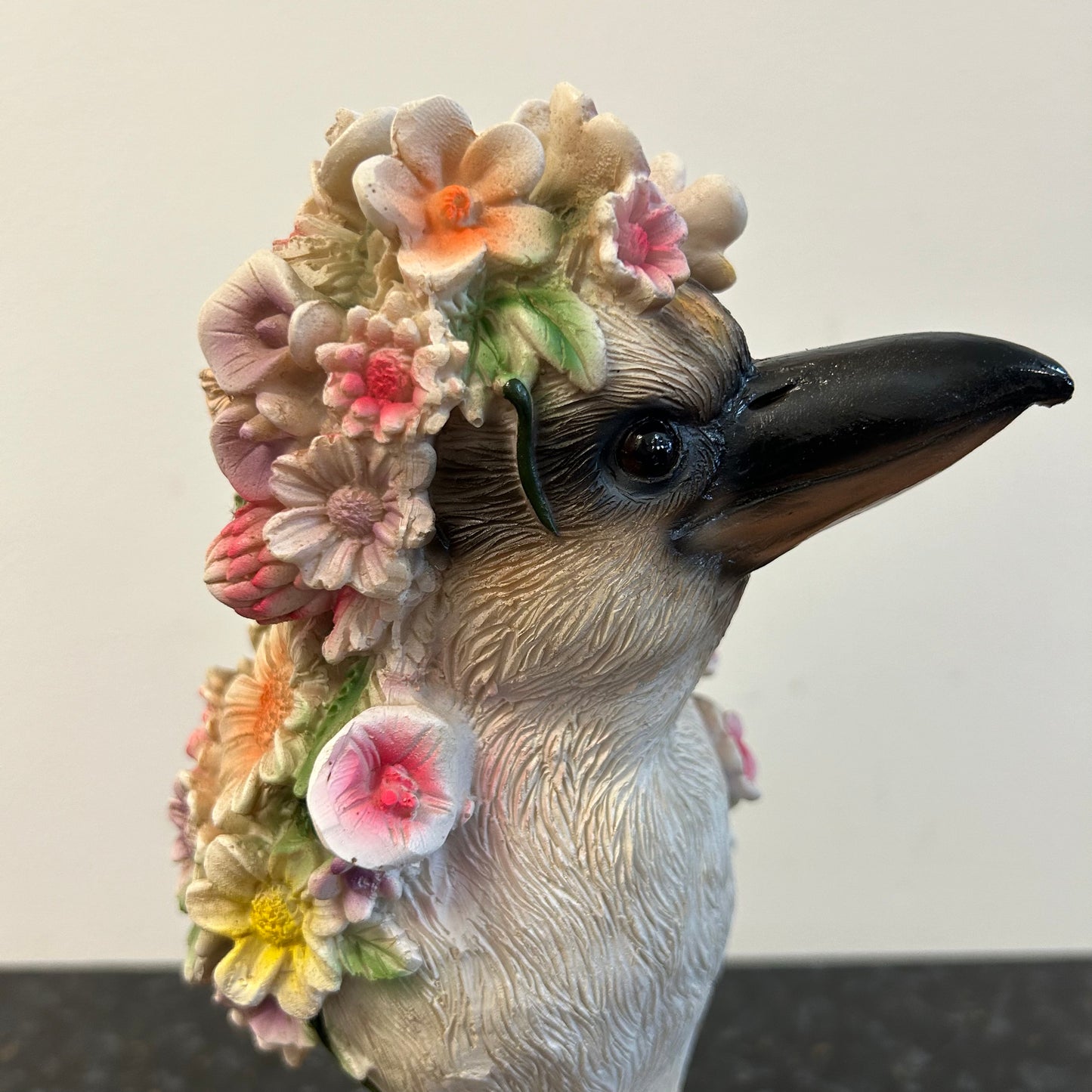 Floral Kookaburra On Stump