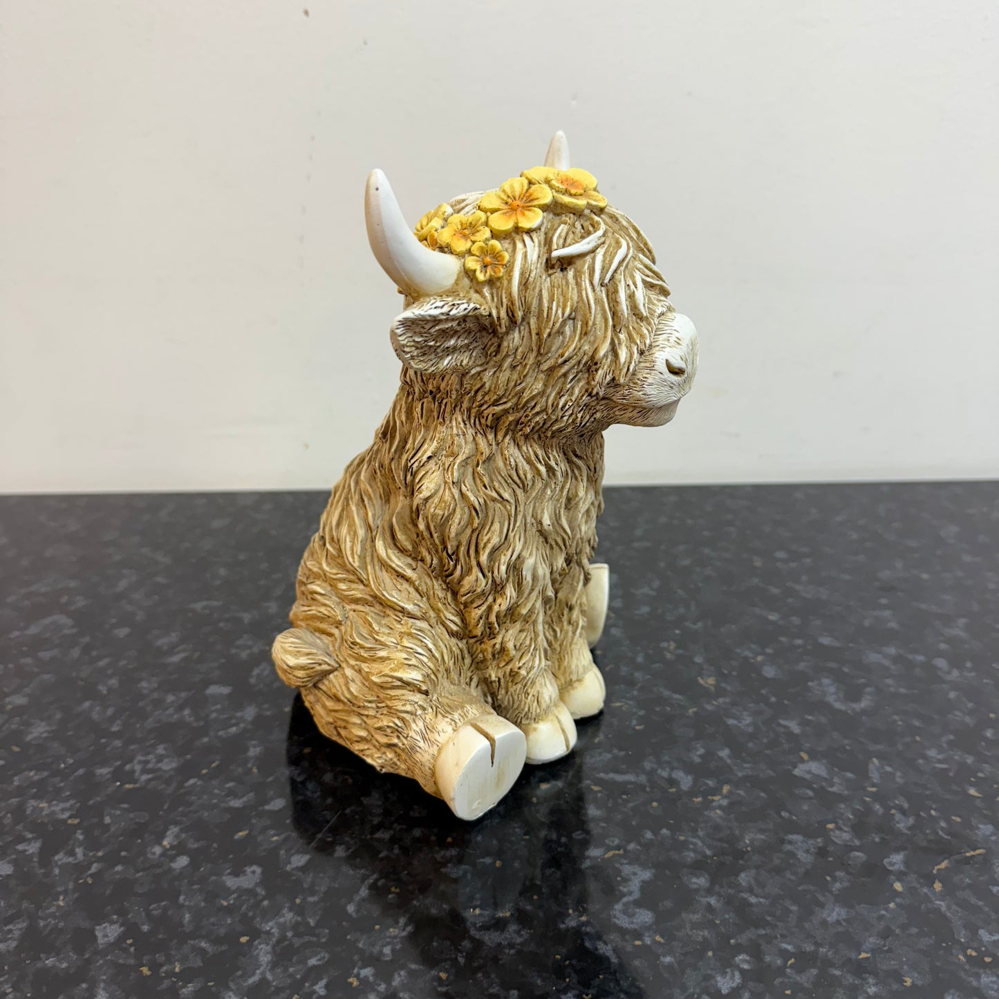 Flower Highland Cow