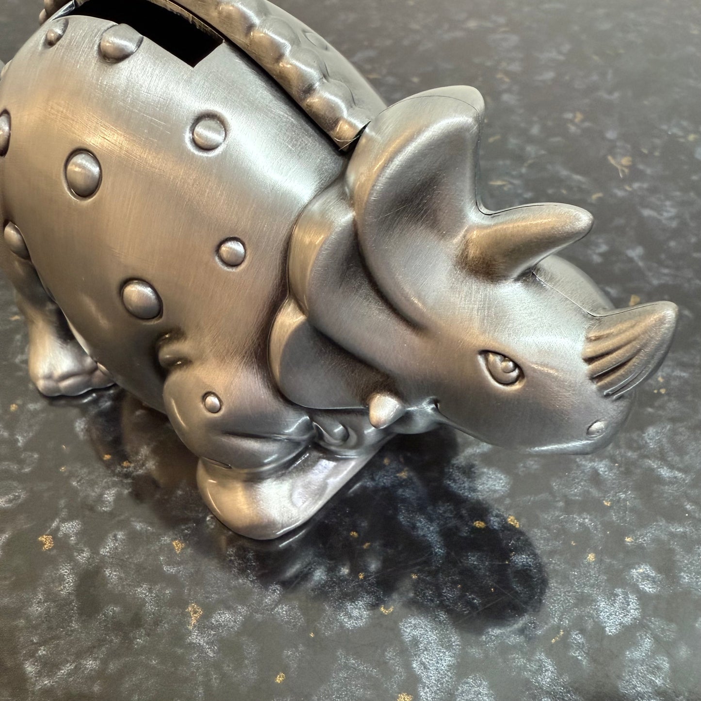 Pewter Money Bank