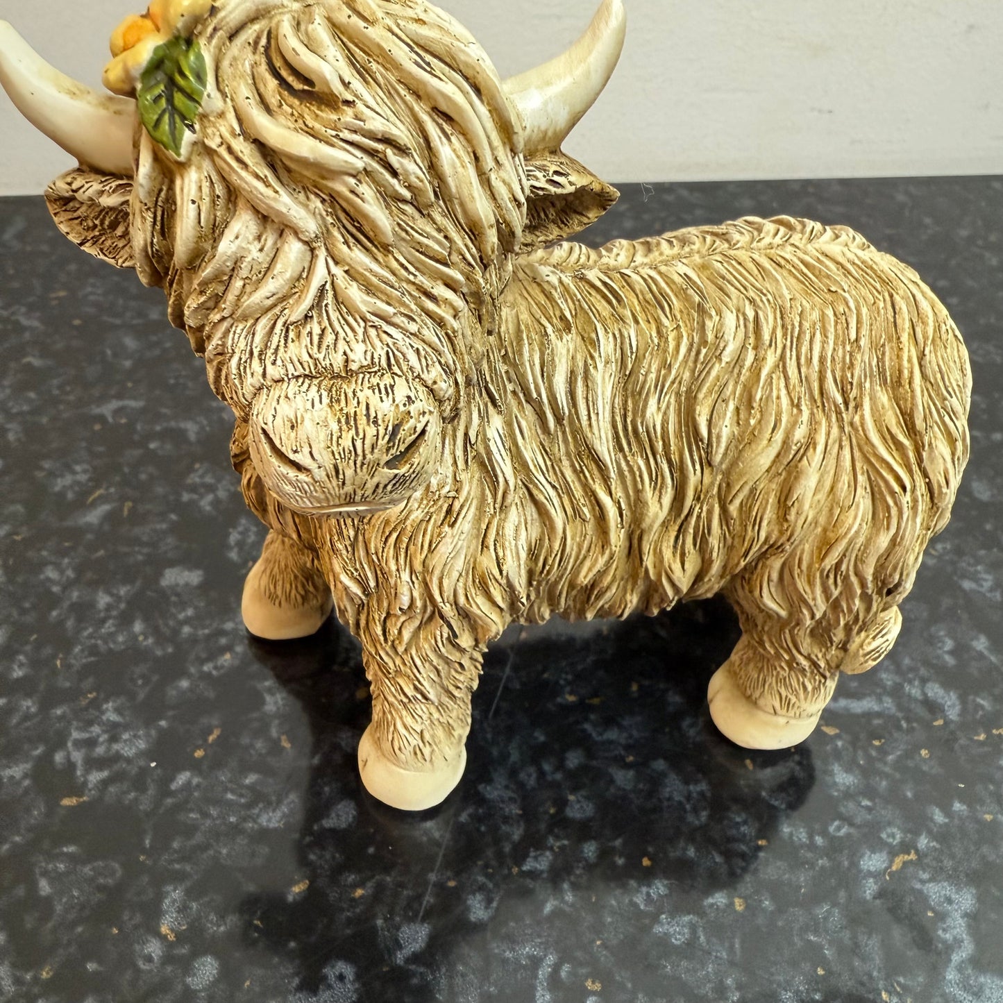 Flower Highland Cow