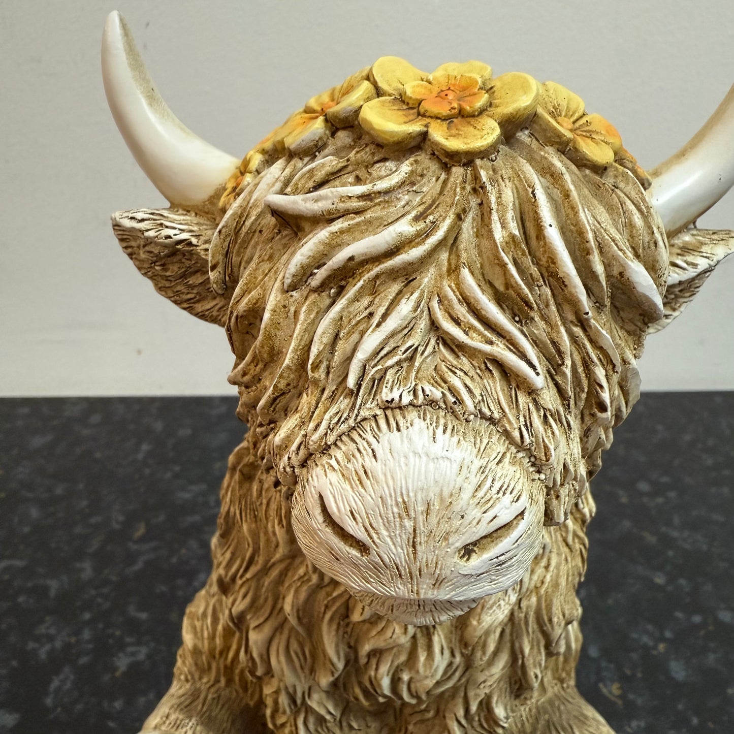 Flower Highland Cow