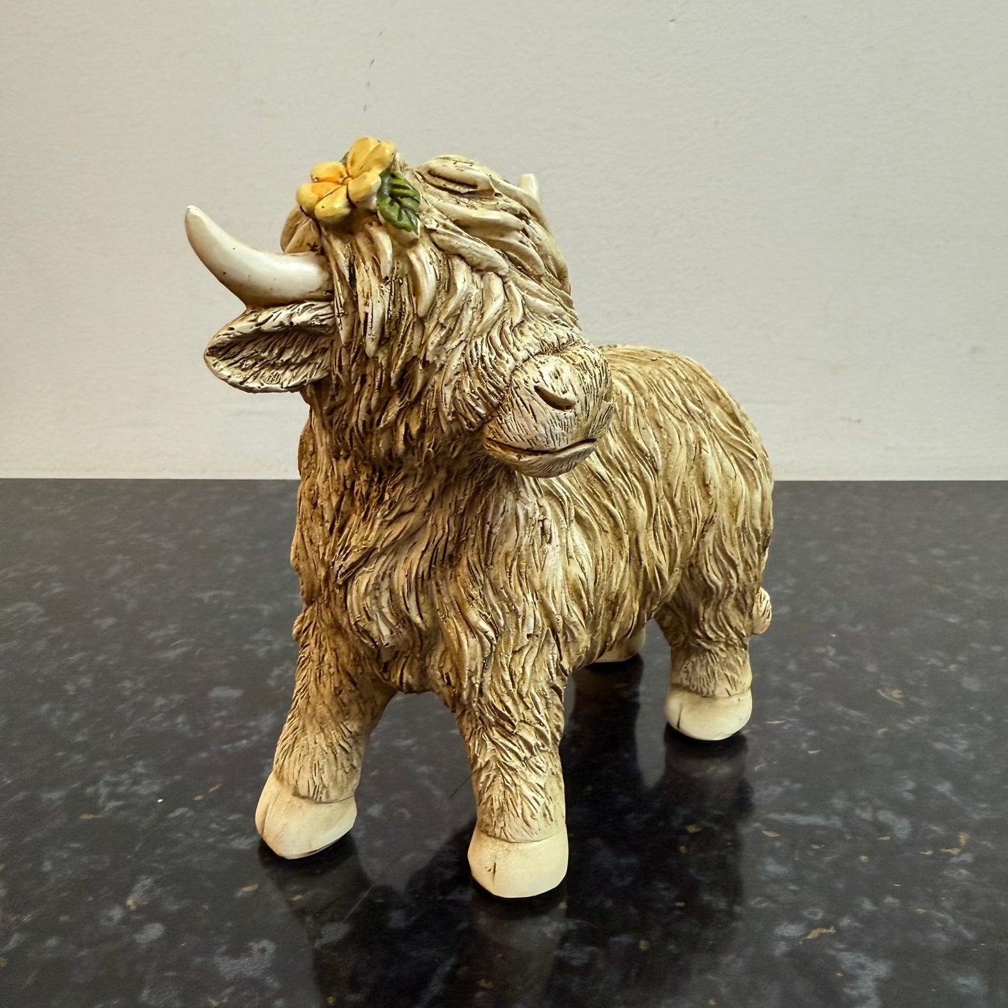 Flower Highland Cow