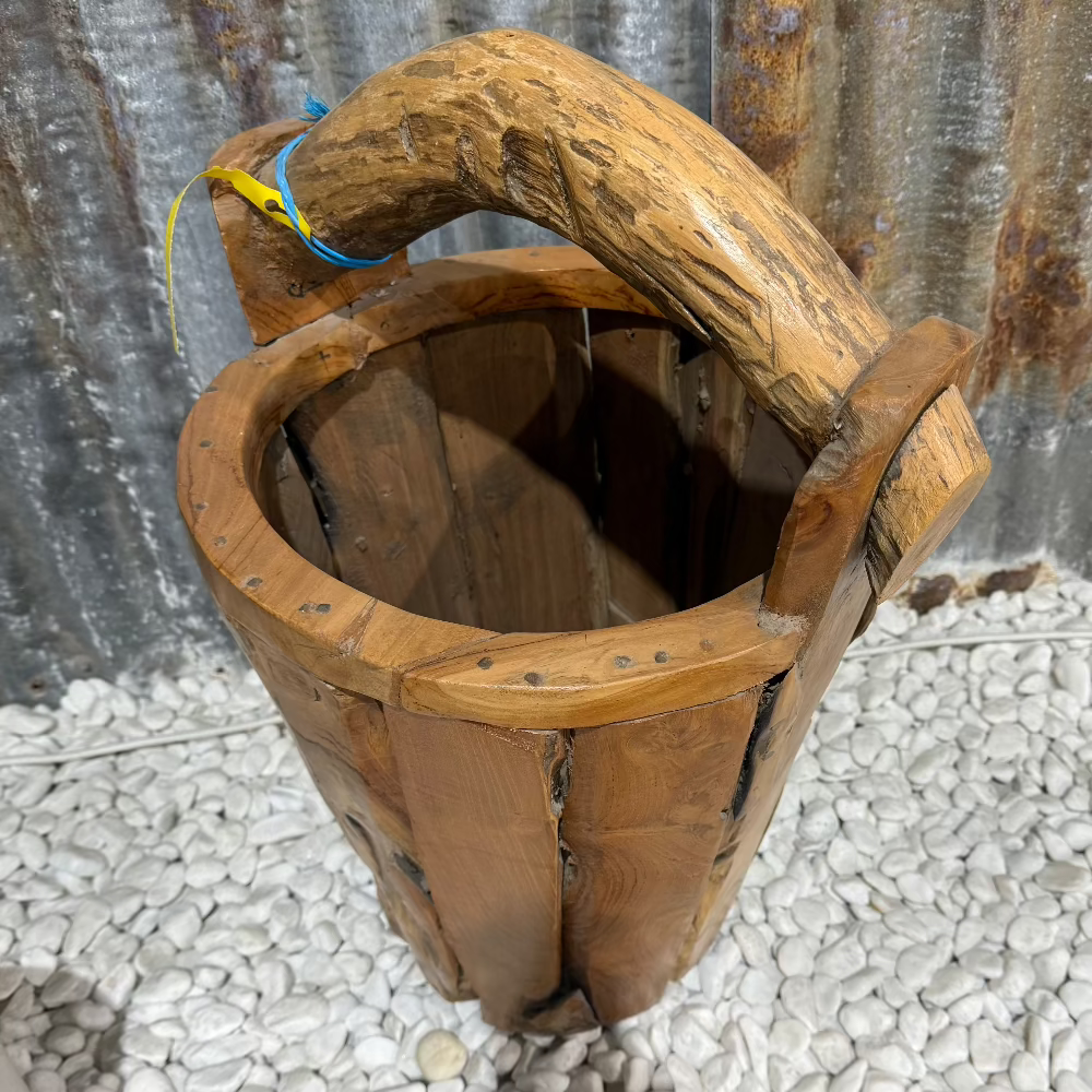 Akor Jati Wooden Bucket