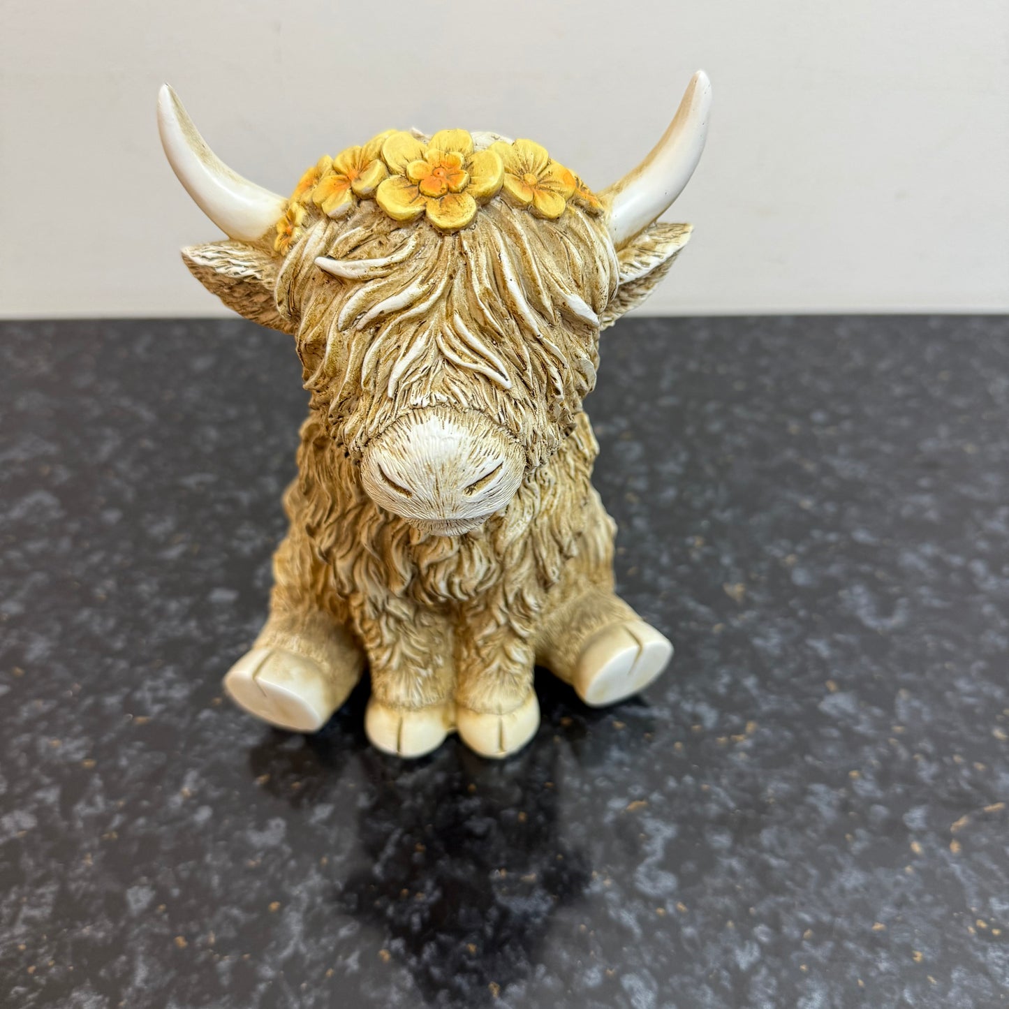Flower Highland Cow