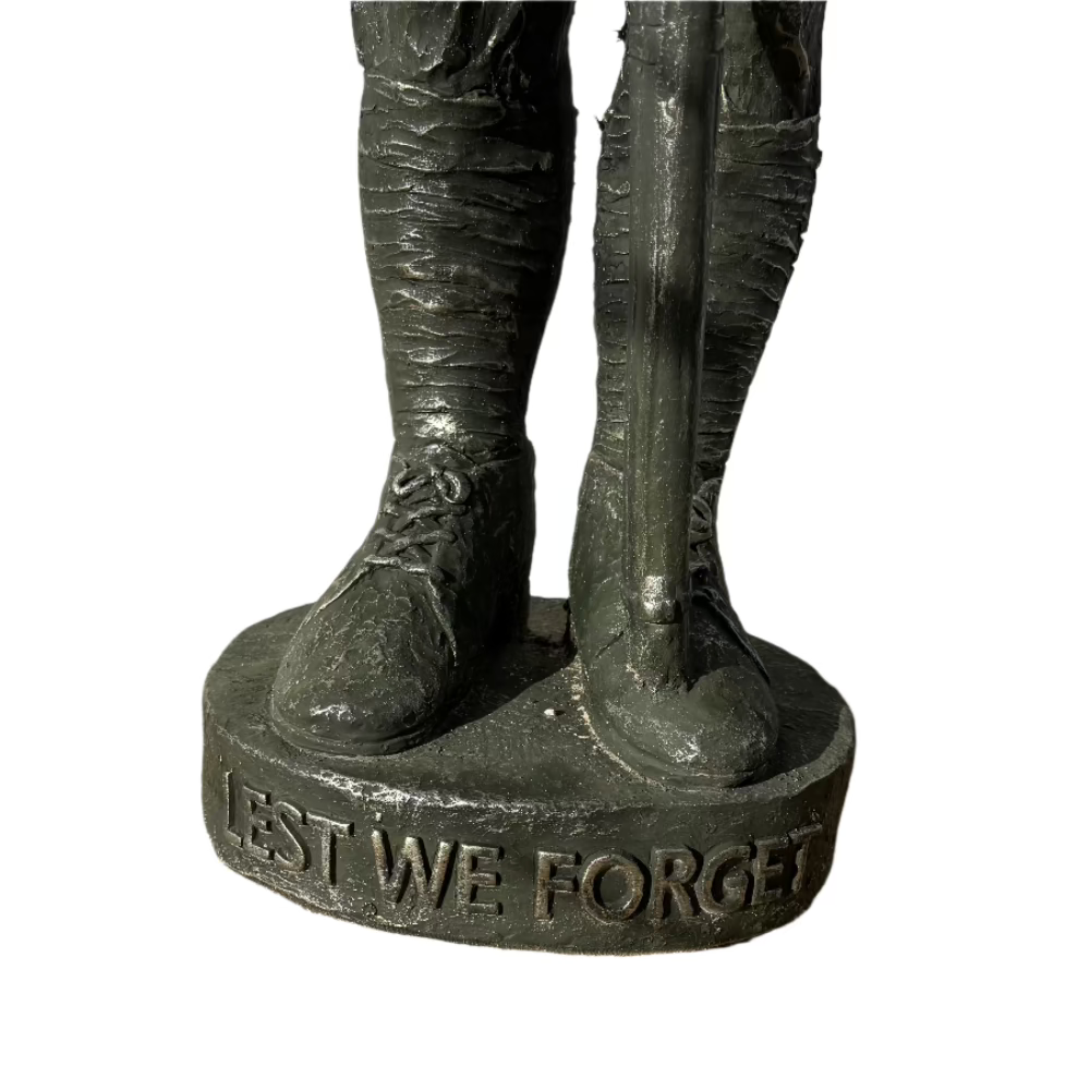 Lest We Forget Soldier Statue