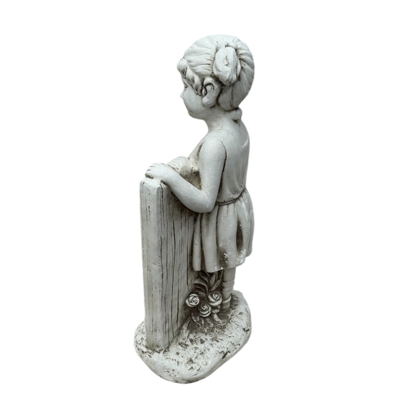 Welcome Girl Garden Statue