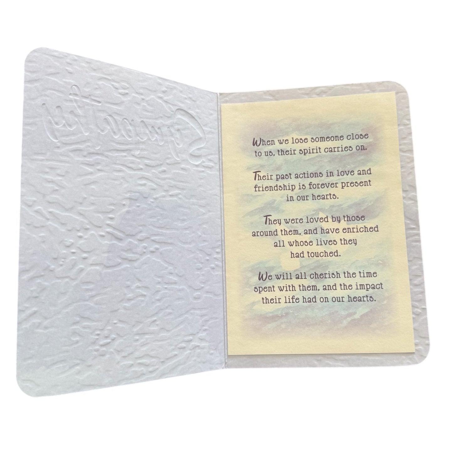 Greeting Cards - Sympathy/Loss