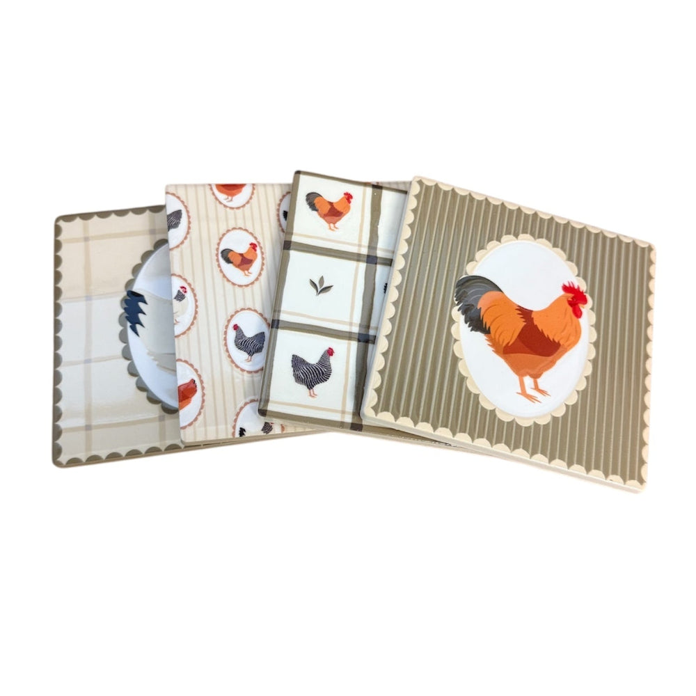 Henny S/4 Ceramic Coasters