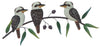 Kookaburra Trio On Gum Tree