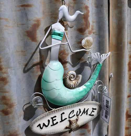 Mermaid Welcome Wall Art