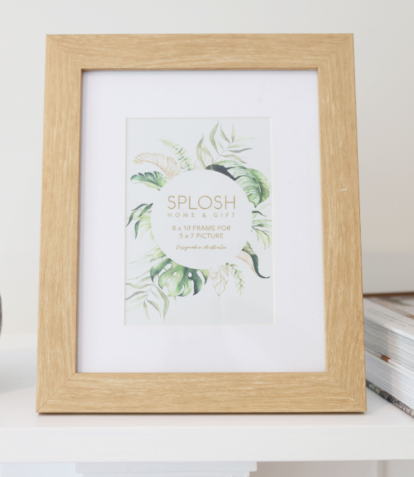 Elegant Greenery Wooden Style Frame