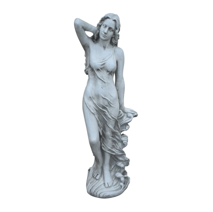 Tall lady On Wave Statue