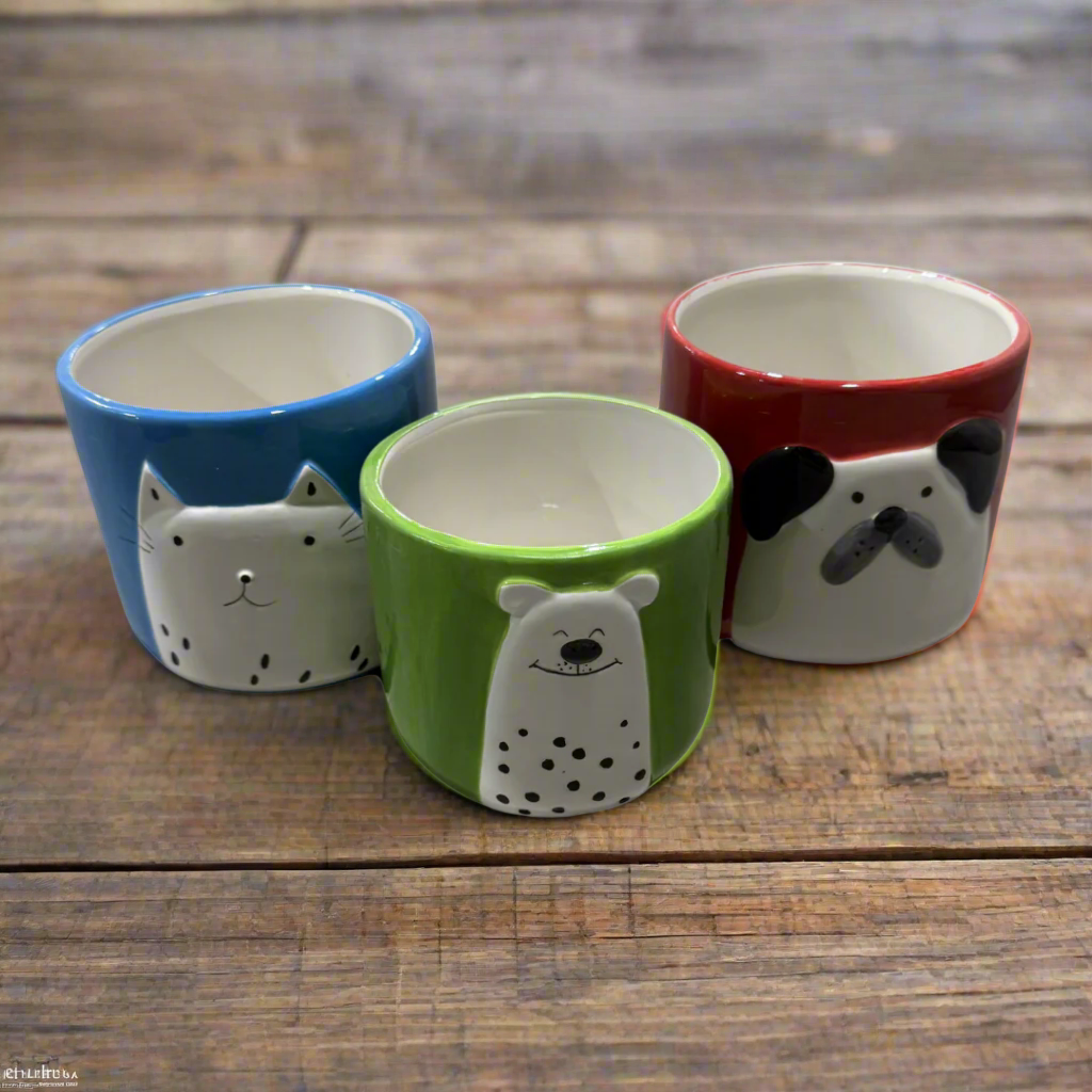 Colourful Animal Planters