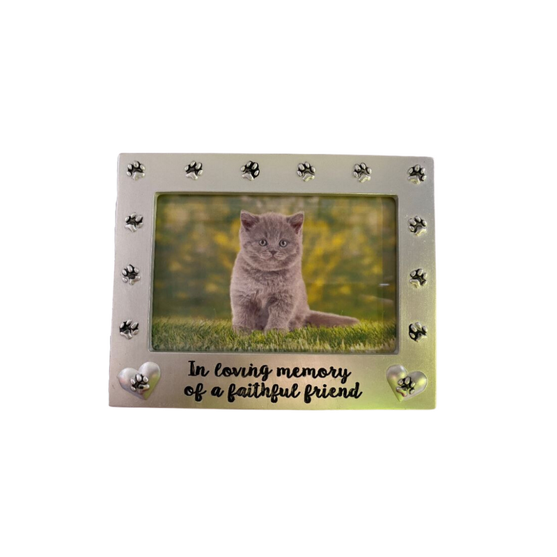 Faithful Friend- Cat Memorial Frame