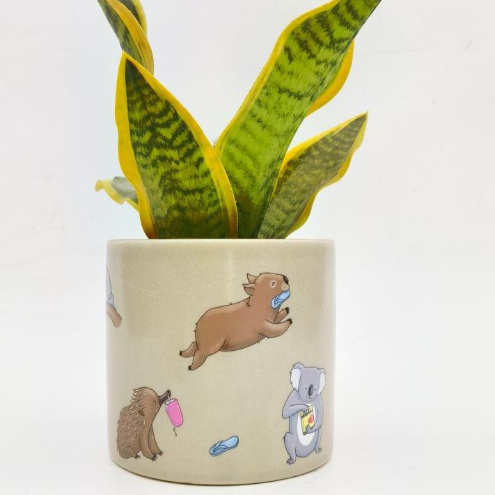 Aussie Animals Planter