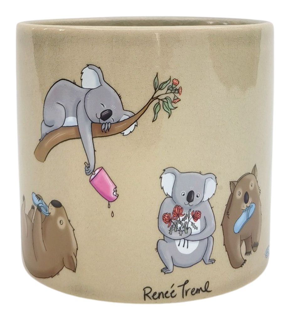 Aussie Animals Planter