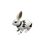 White and Black Bunny