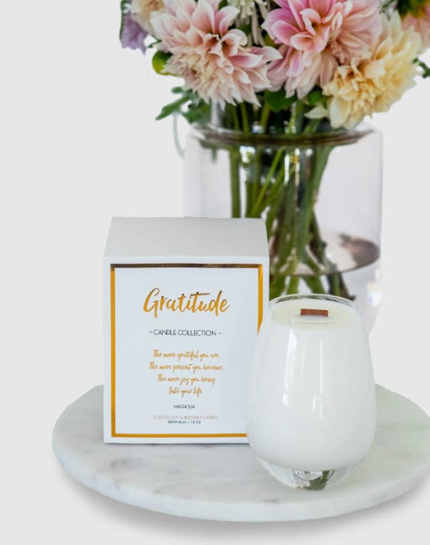With Gratitude Candles