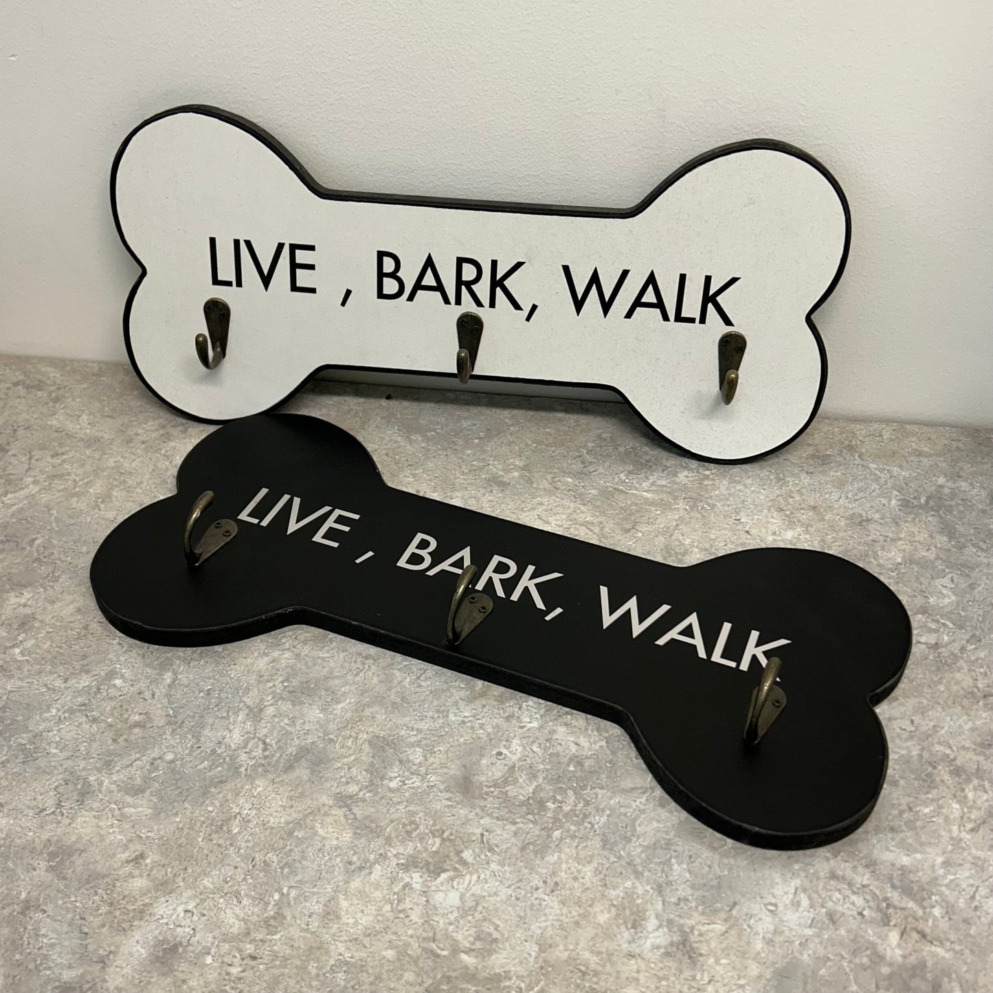 Plaque Puns - Dog Lead Hooks