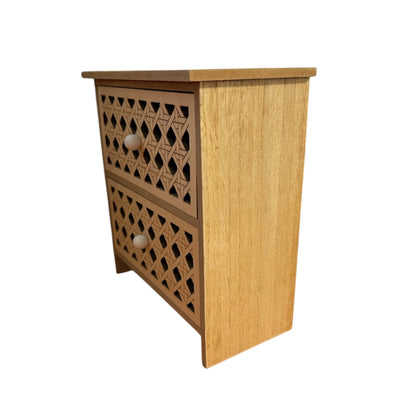 Rattan 2 Chest Of Drawers