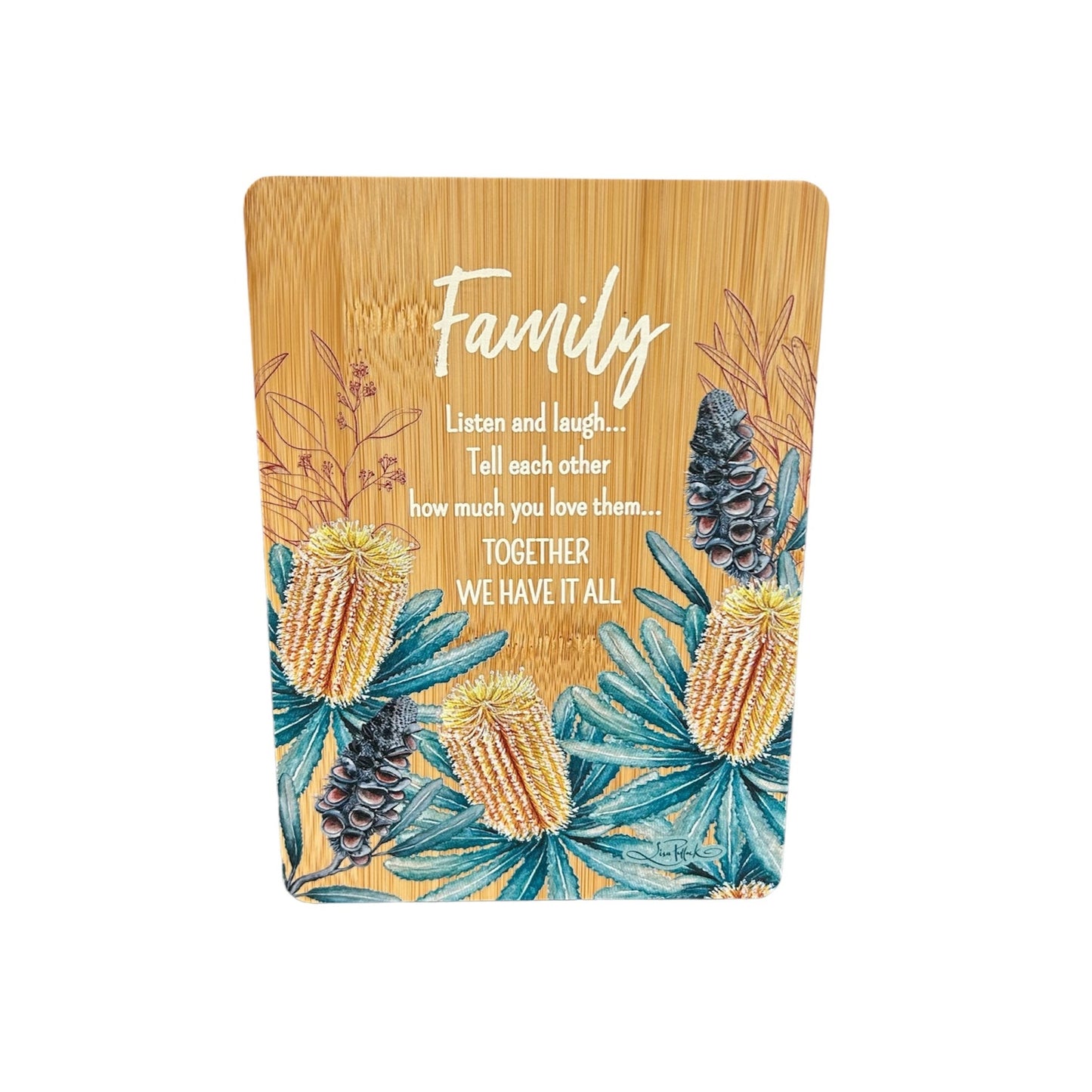 Bamboo Family Plaque