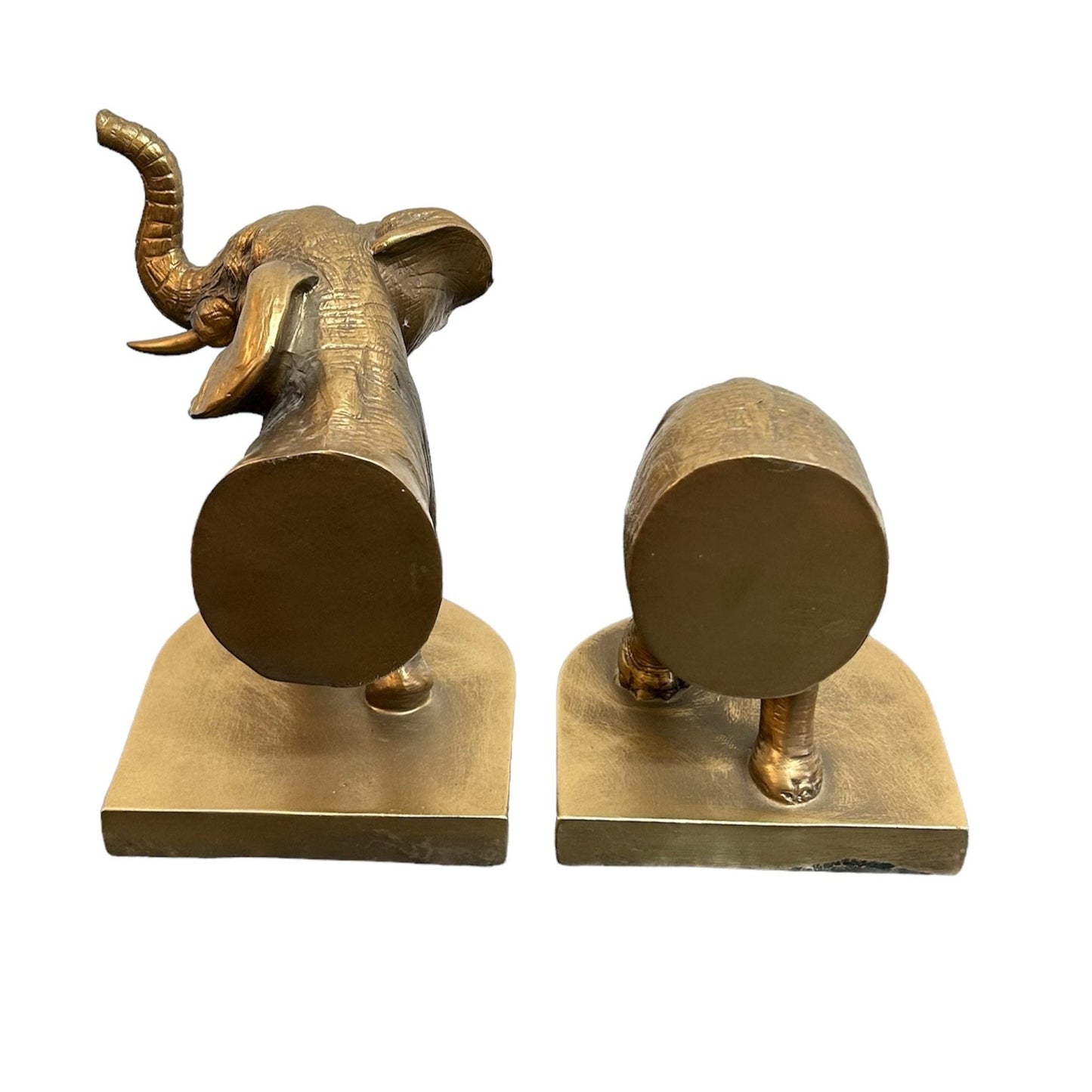 Bronze Elephant Bookends