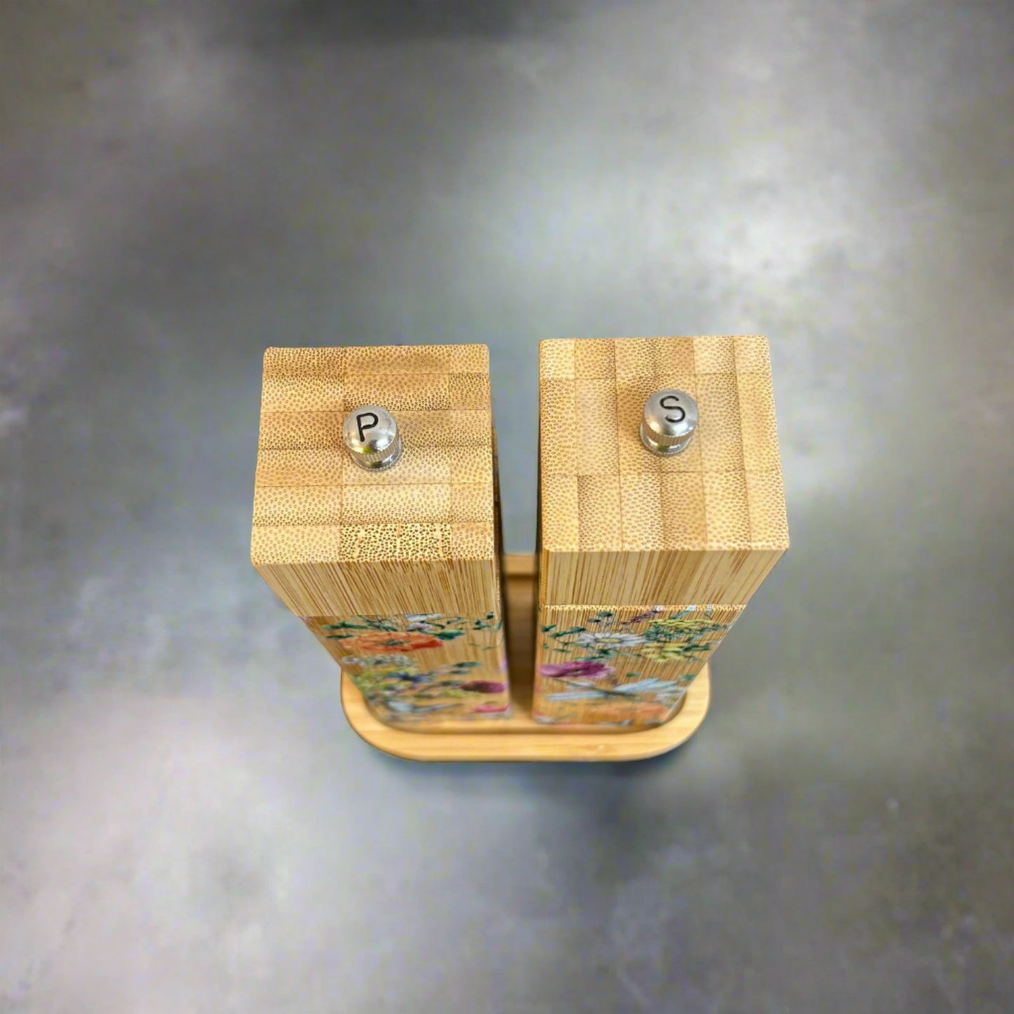 Bamboo Salt And Pepper Grinders