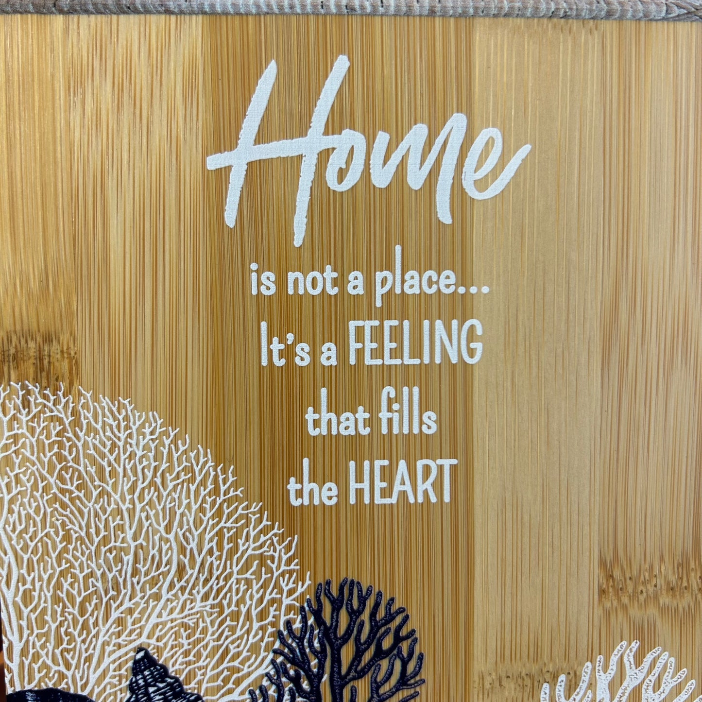 Bamboo Home Plaque