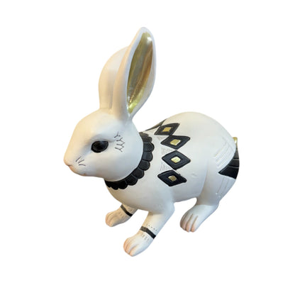 White and Black Bunny