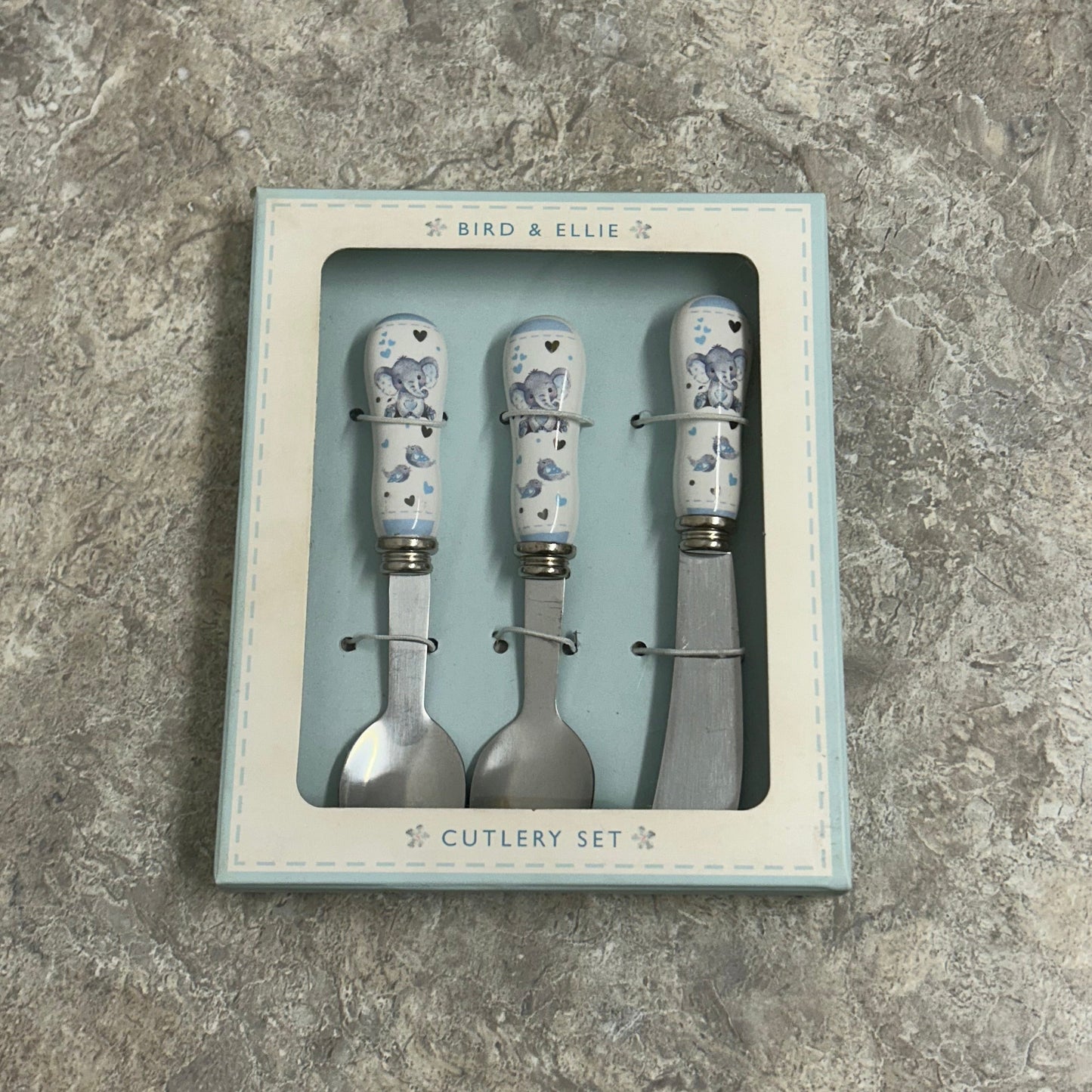 Baby Elephant Cutlery Set