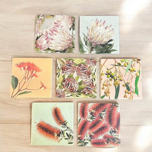 Australian Flora Coaster