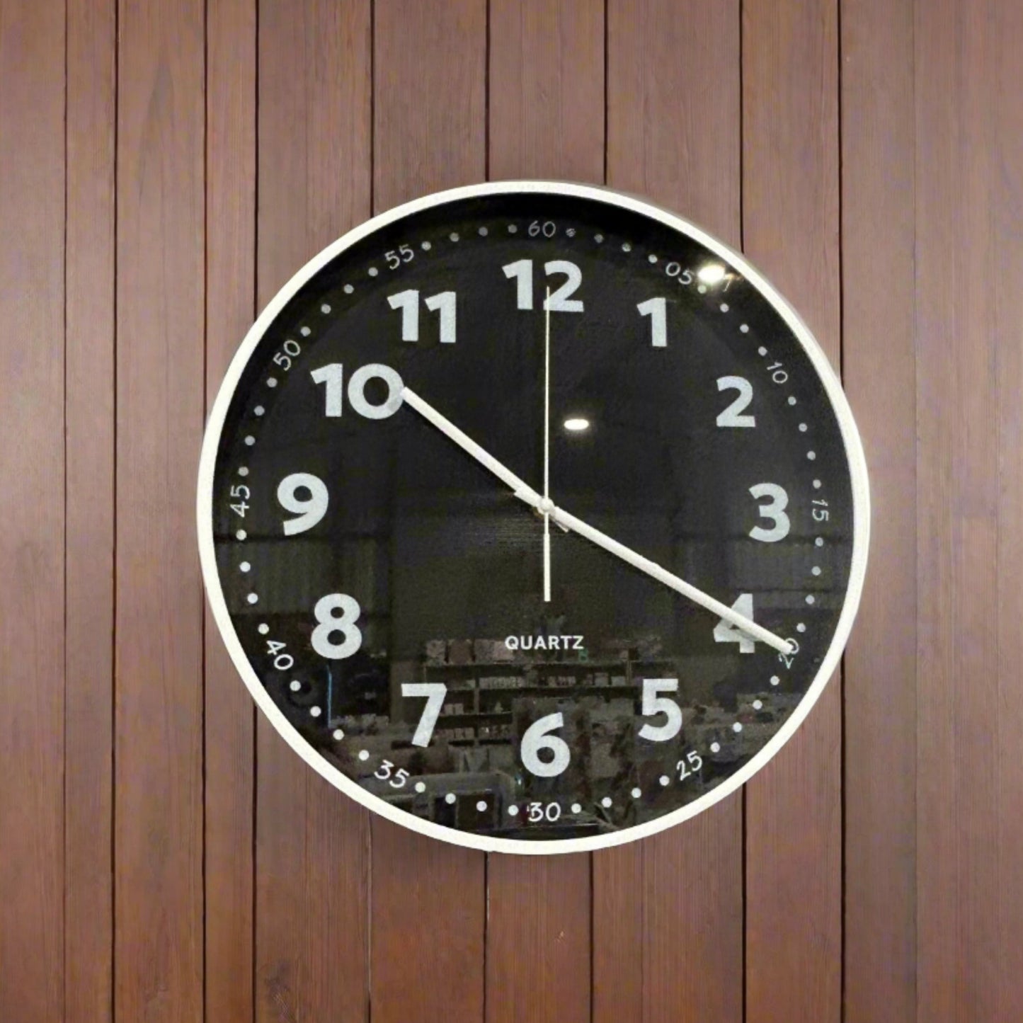 Quartz Black Clock