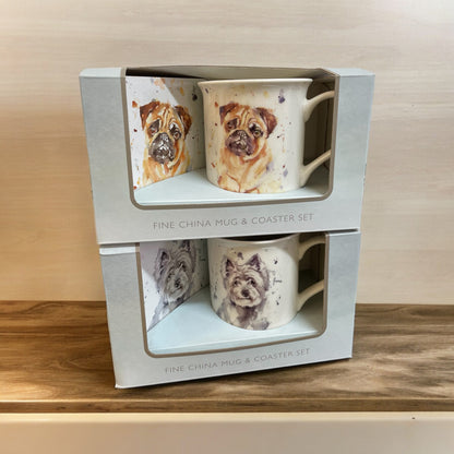 Man's Best Friend Mug and Coaster Set