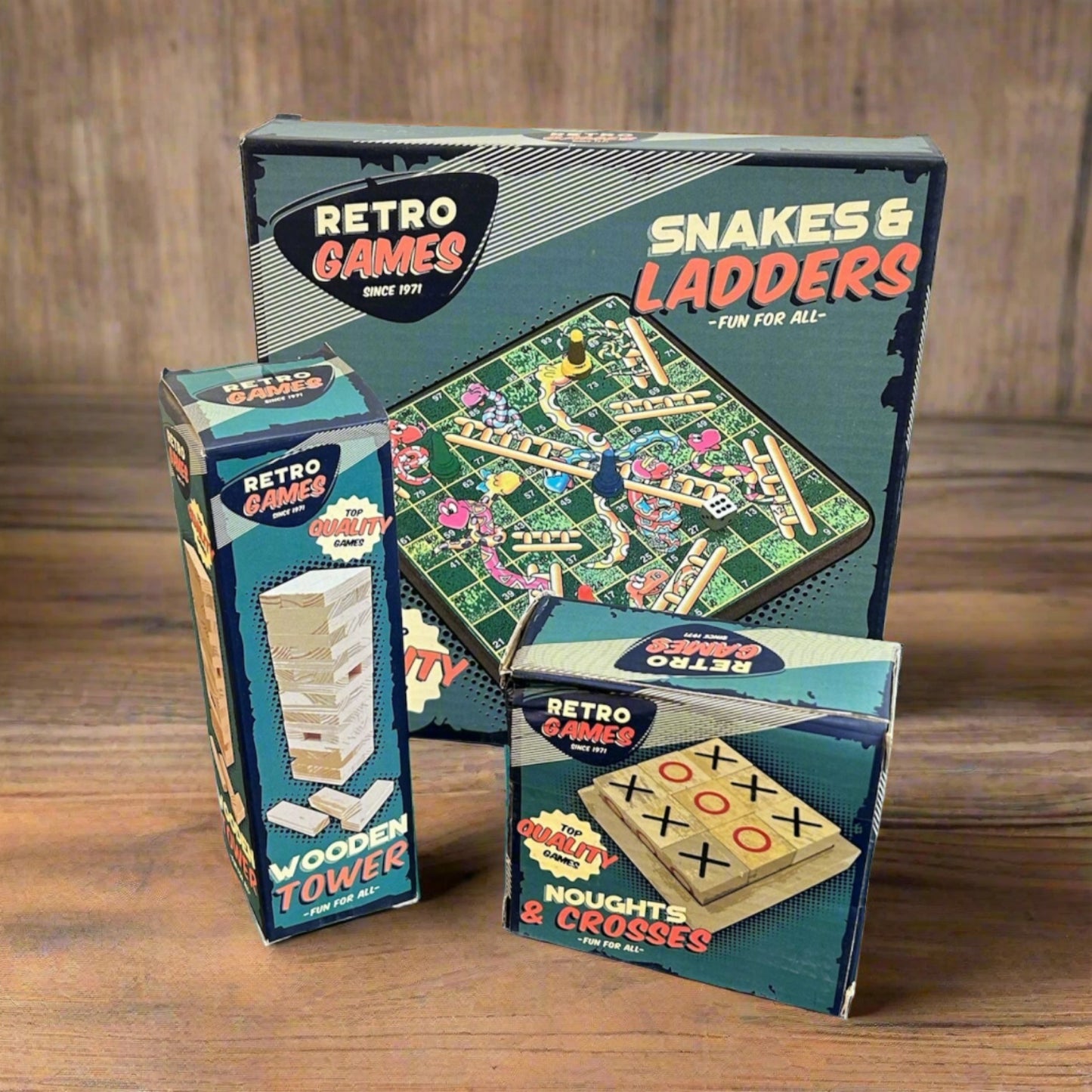 Retro Wooden Games