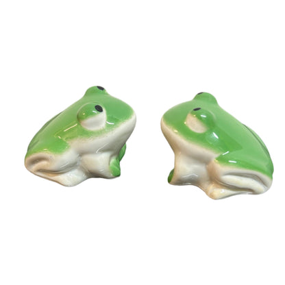 Green Ceramic Frogs