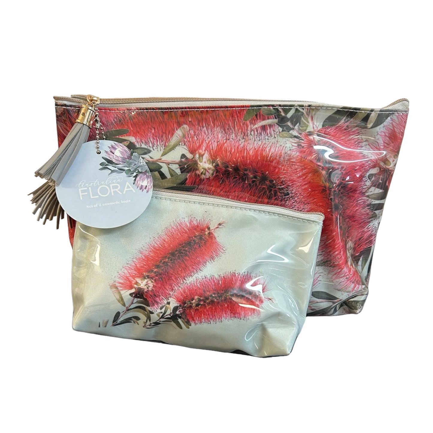 Australian Flora Cosmetic Bags