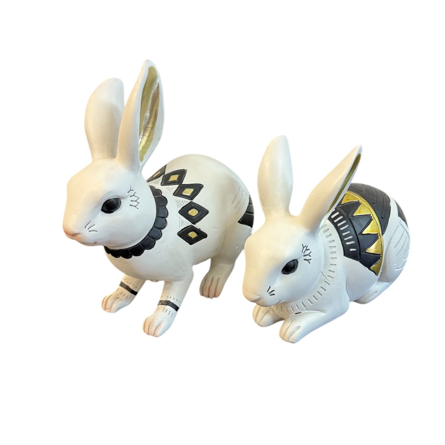 White and Black Bunny