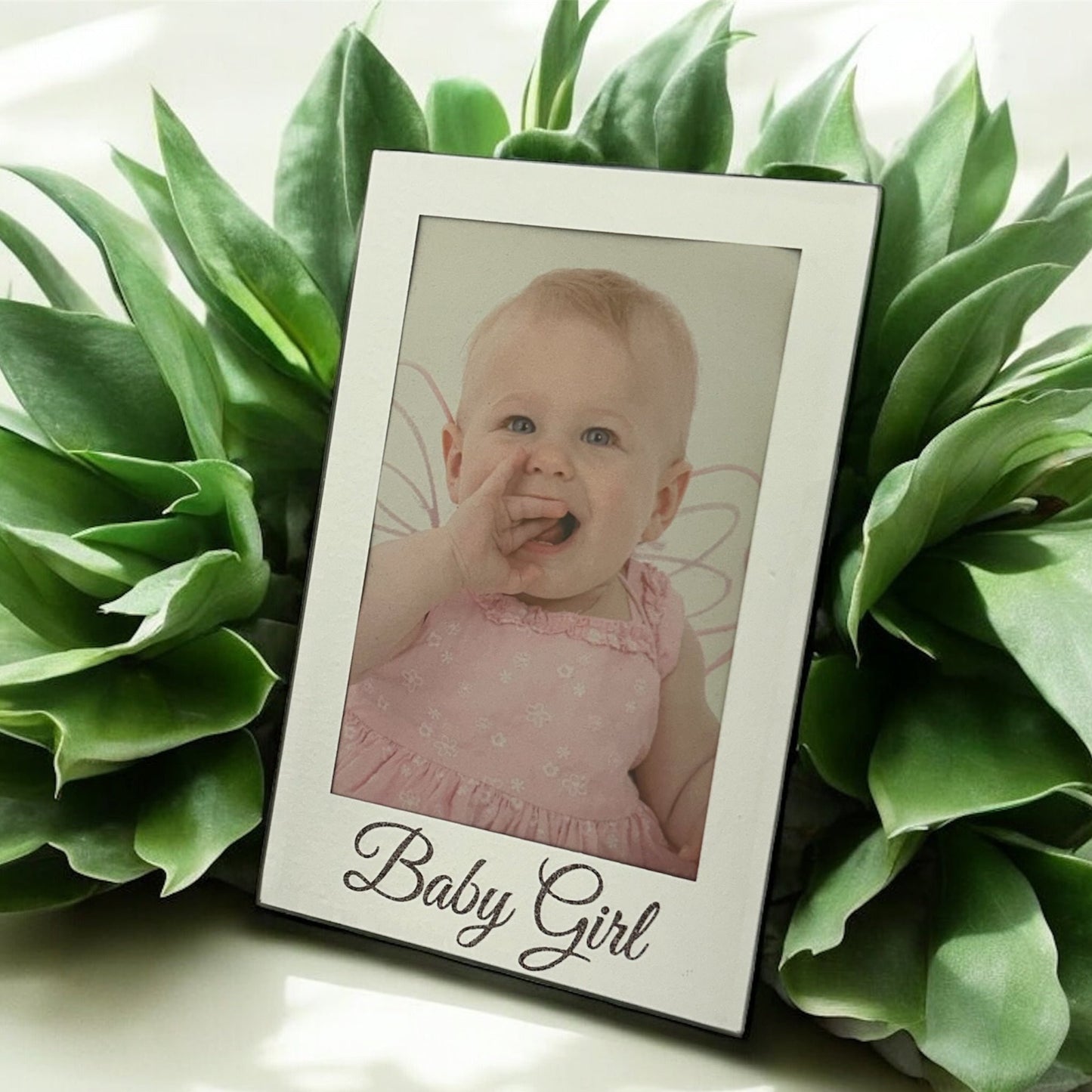 Baby Girl Mirror Frame