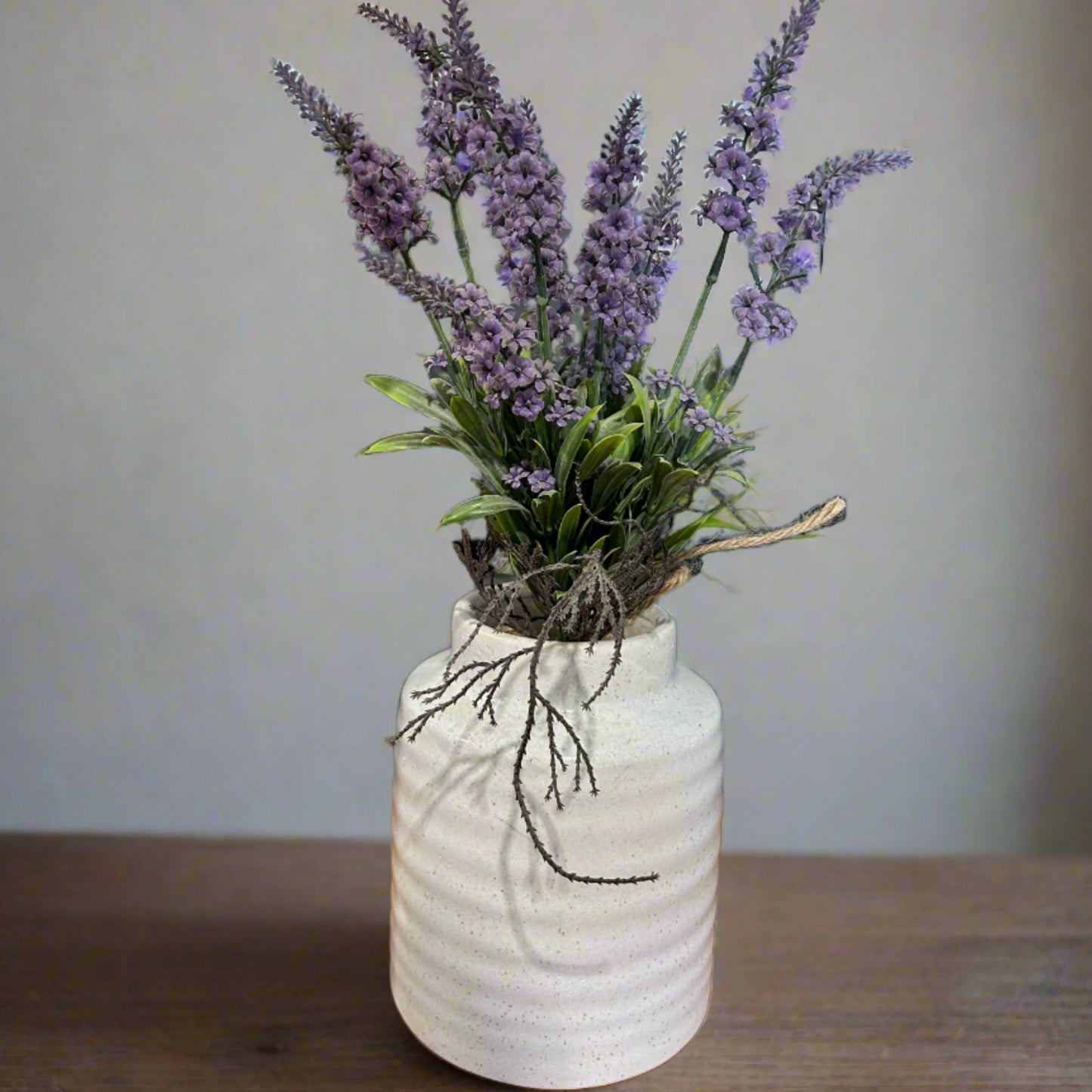 White Ripple Vase