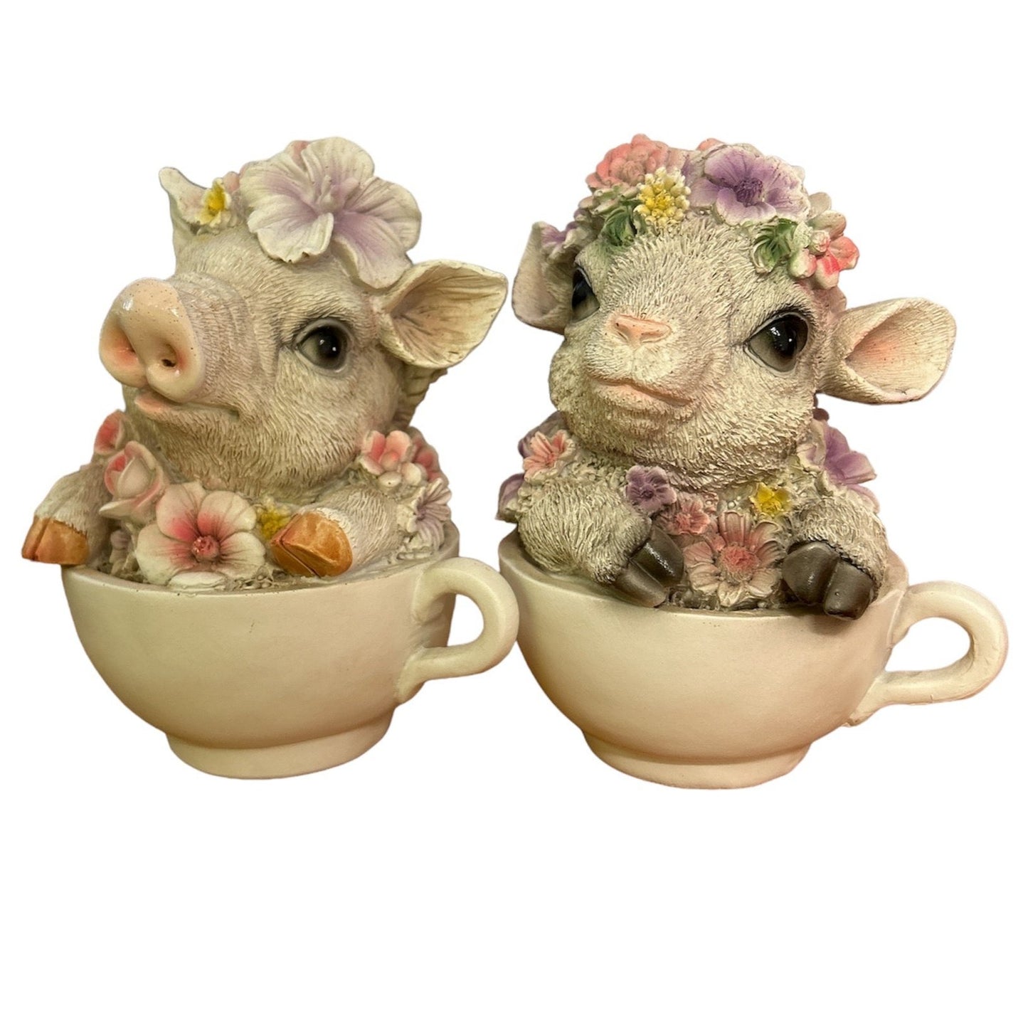 Floral Teacup Animals